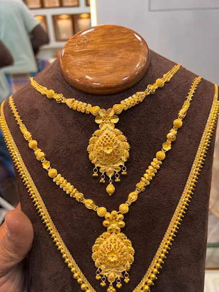 Gold bangles and traditional jewellery